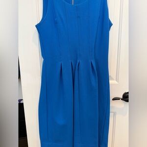 J. Crew Cobalt Blue Sleeveless Midi Dress